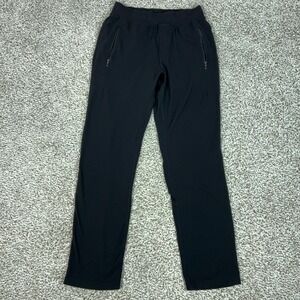 Lululemon Pants Mens Medium Black Track Pants Zip Pockets Running Gym Athletic